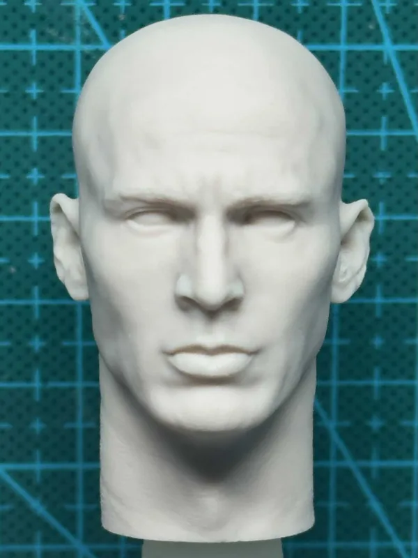 Captain America - 1/6 Scale Unpainted Action Figure Head Sculpt