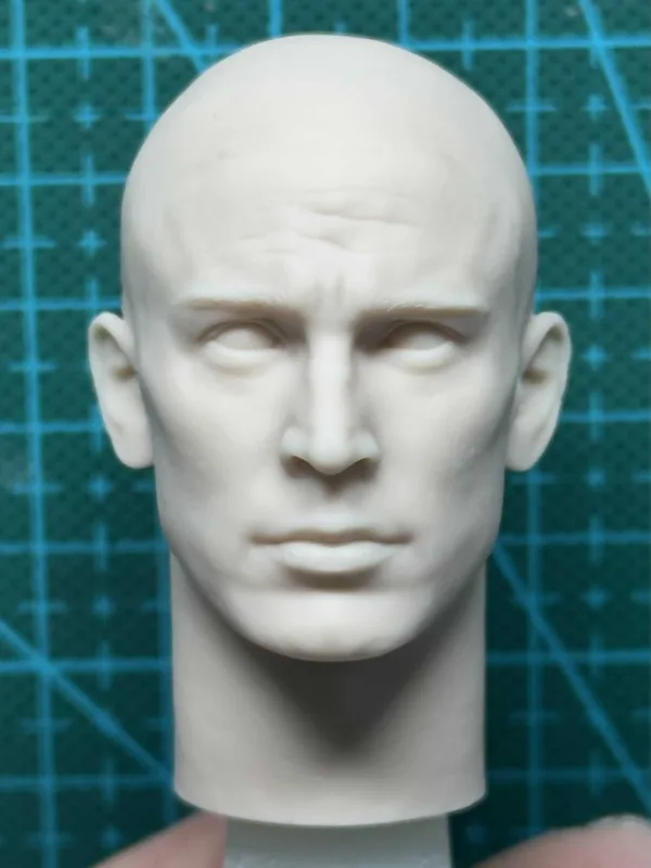 Captain America - 1/6 Scale Unpainted Action Figure Head Sculpt