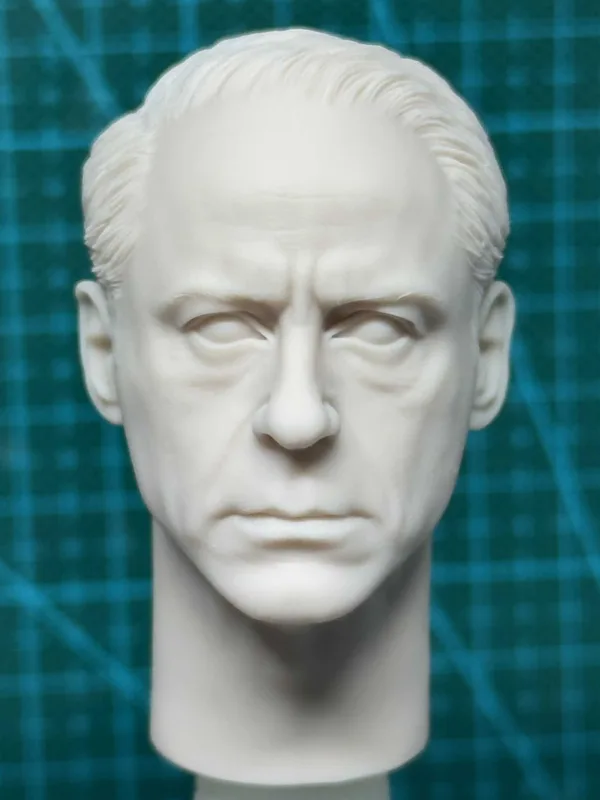 Tony Stark Ironman - 1/6 Scale Unpainted Action Figure Head Sculpt