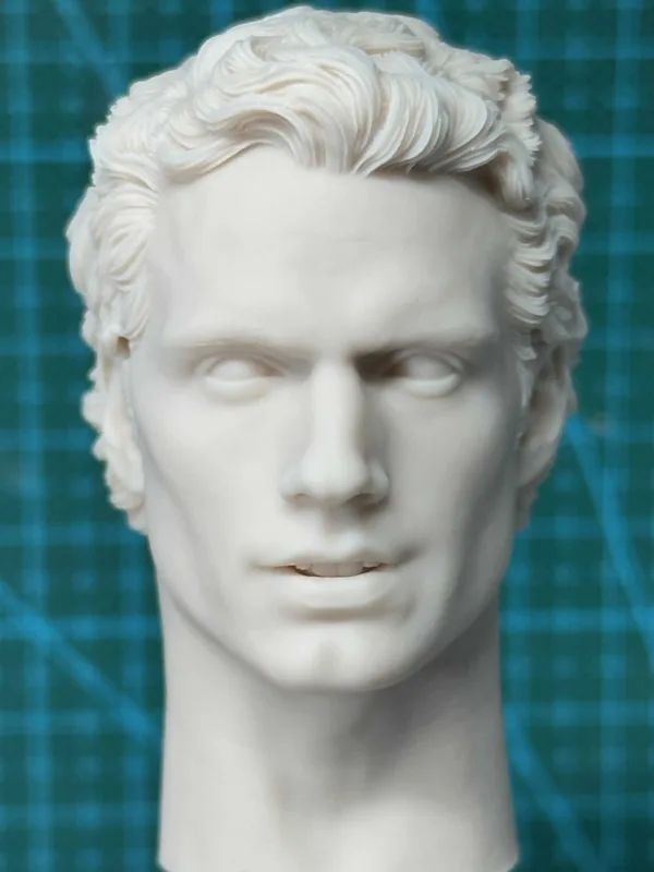 主图_001 Henry Cavill Superman - 1/6 Scale Unpainted Action Figure Head Sculpt