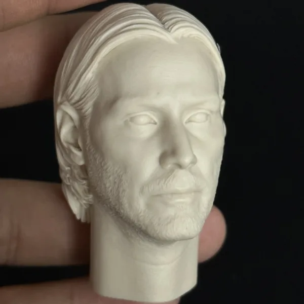 Keanu Reeves - 1/6 Scale Unpainted Action Figure Head Sculpt