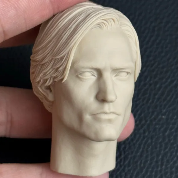 Robert Pattinson Batman - 1/6 Scale Unpainted Action Figure Head Sculpt