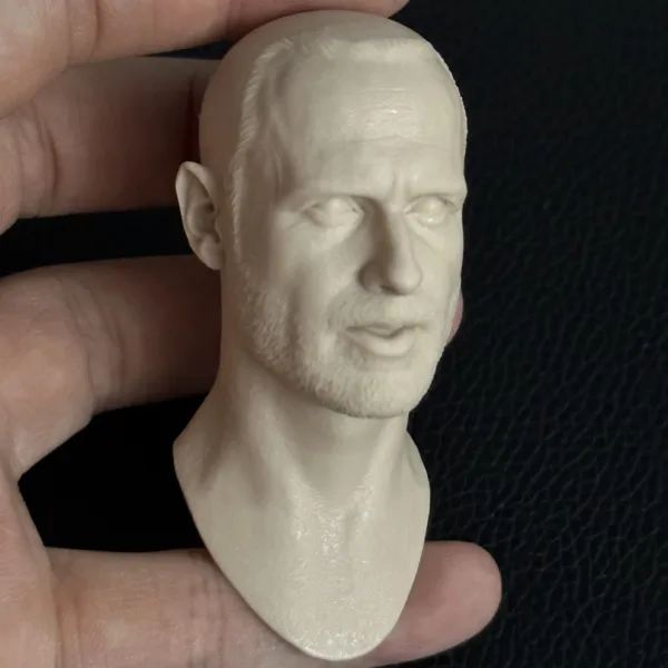 Andrew Lincoln - 1/6 Scale Unpainted Action Figure Head Sculpt