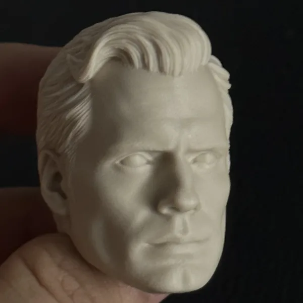 Henry Cavill Superman - 1/6 Scale Unpainted Action Figure Head Sculpt