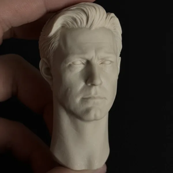 Ben Affleck Batman - 1/6 Scale Unpainted Action Figure Head Sculpt