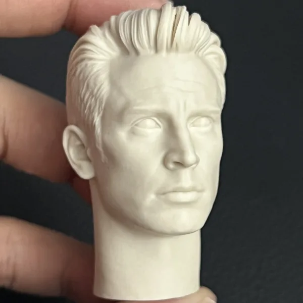 Chris Evans - 1/6 Scale Unpainted Action Figure Head Sculpt