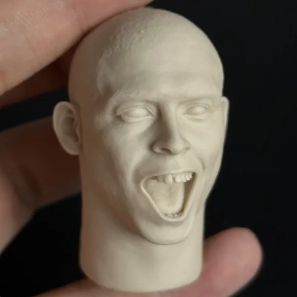 Ronaldo Luiz Nazario De Lima - 1/6 Scale Unpainted Action Figure Head Sculpt
