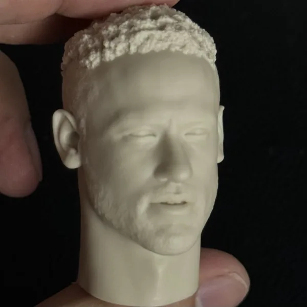 Neymar - 1/6 Scale Unpainted Action Figure Head Sculpt