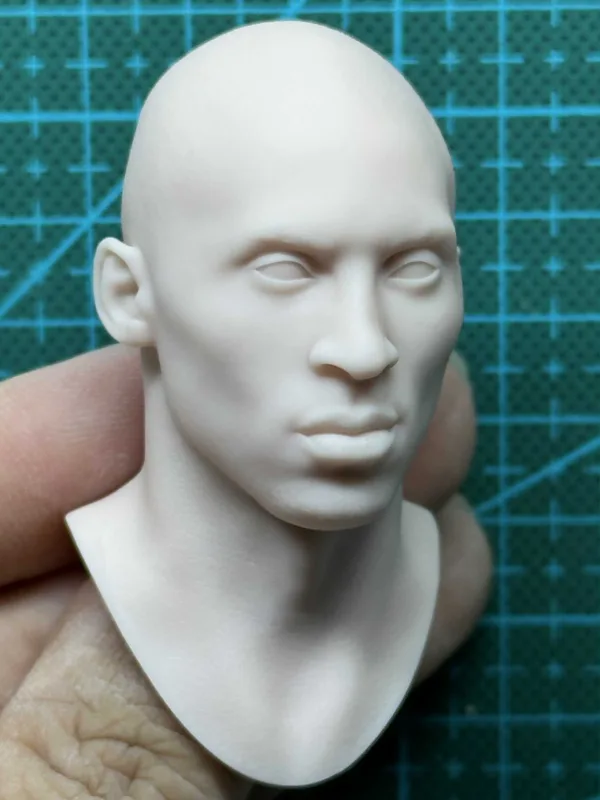 Kobe Bryant - 1/6 Scale Unpainted Action Figure Head Sculpt