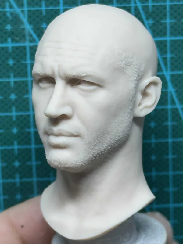 Tom Hardy Venom - 1/6 Scale Unpainted Action Figure Head Sculpt