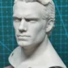 Henry Cavill Superman - 1/6 Scale Unpainted Action Figure Head Sculpt