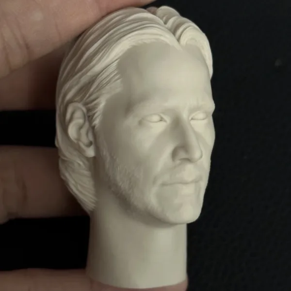 Keanu Reeves - 1/6 Scale Unpainted Action Figure Head Sculpt