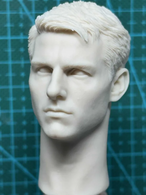 Tom Cruise - 1/6 Scale Unpainted Action Figure Head Sculpt