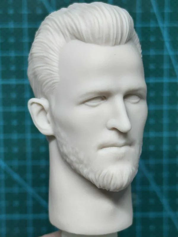 Harry Kane - 1/6 Scale Unpainted Action Figure Head Sculpt