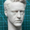 Tony Stark Ironman - 1/6 Scale Unpainted Action Figure Head Sculpt