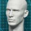 Captain America - 1/6 Scale Unpainted Action Figure Head Sculpt