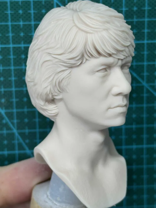 成龙 Jackie Chan - 1/6 Scale Unpainted Action Figure Head Sculpt