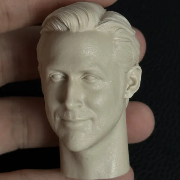 Ryan Gosling - 1/6 Scale Unpainted Action Figure Head Sculpt