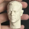 Matt Damon - 1/6 Scale Unpainted Action Figure Head Sculpt