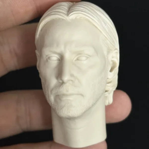 Keanu Reeves - 1/6 Scale Unpainted Action Figure Head Sculpt