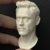Tony Stark Ironman - 1/6 Scale Unpainted Action Figure Head Sculpt