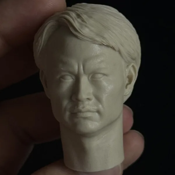 林正英 - 1/6 Scale Unpainted Action Figure Head Sculpt