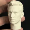 Chris Evans - 1/6 Scale Unpainted Action Figure Head Sculpt
