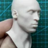 Kobe Bryant - 1/6 Scale Unpainted Action Figure Head Sculpt
