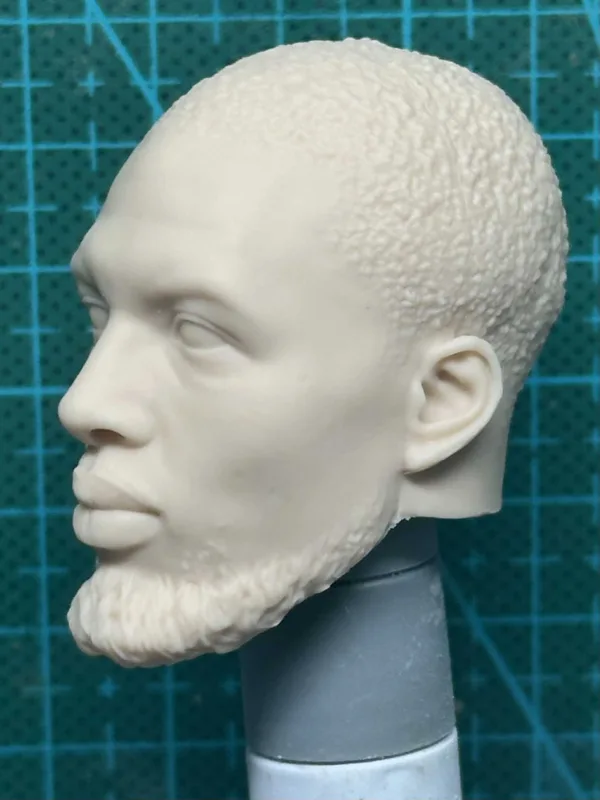 主图_003 NBA Damian Lillard - 1/6 Scale Unpainted Action Figure Head Sculpt