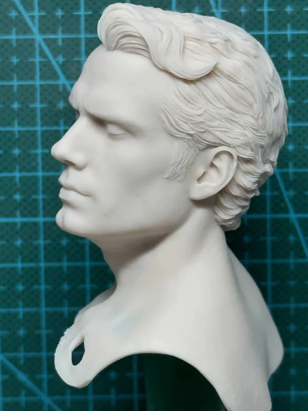 主图_003 Henry Cavill Superman - 1/6 Scale Unpainted Action Figure Head Sculpt