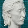 王千源 - 1/6 Scale Unpainted Action Figure Head Sculpt