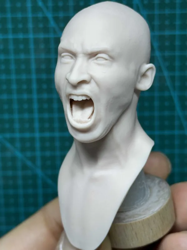 Kobe Bryant - 1/6 Scale Unpainted Action Figure Head Sculpt