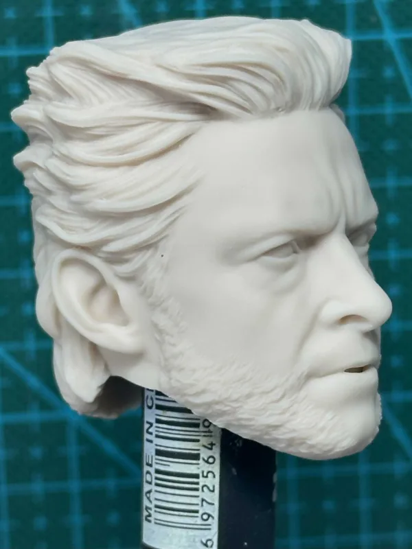 主图_003 Wolverine - 1/6 Scale Unpainted Action Figure Head Sculpt