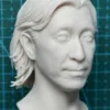 王千源 - 1/6 Scale Unpainted Action Figure Head Sculpt