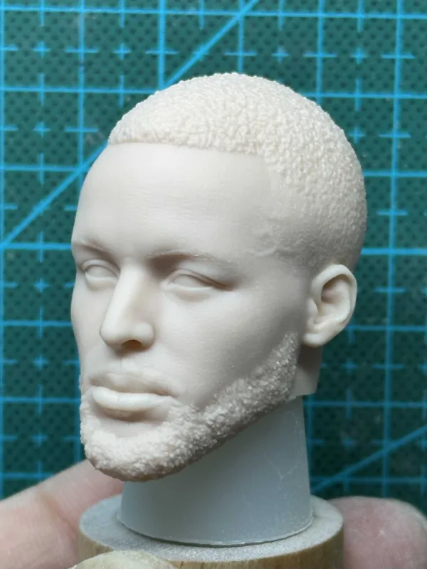 NBA Stephen Curry - 1/6 Scale Unpainted Action Figure Head Sculpt