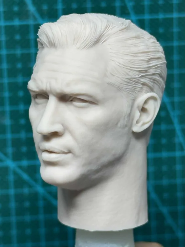 Tom Hardy Venom - 1/6 Scale Unpainted Action Figure Head Sculpt