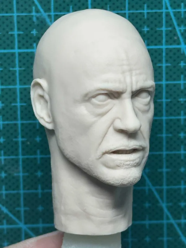 Tony Stark Ironman - 1/6 Scale Unpainted Action Figure Head Sculpt
