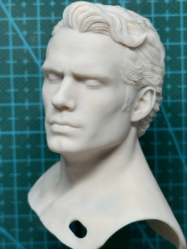 主图_004 Henry Cavill Superman - 1/6 Scale Unpainted Action Figure Head Sculpt