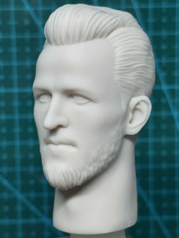 Harry Kane - 1/6 Scale Unpainted Action Figure Head Sculpt