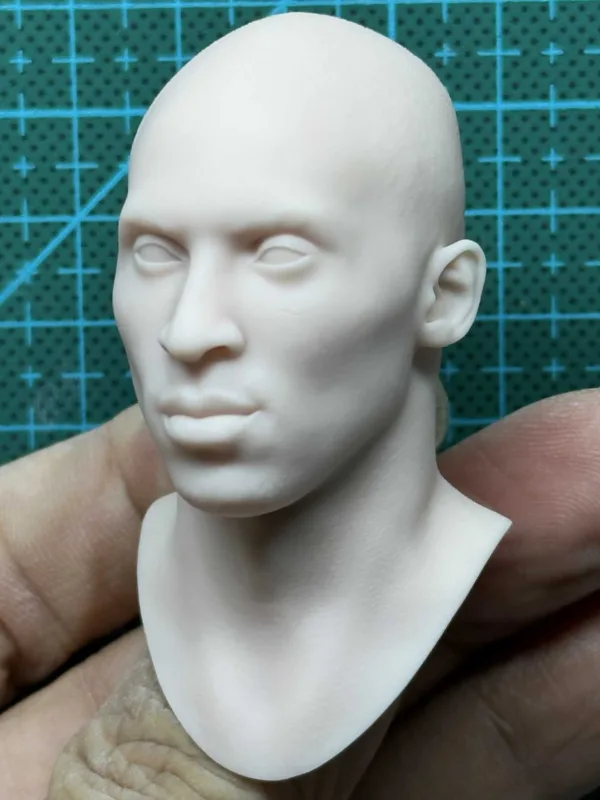 Kobe Bryant - 1/6 Scale Unpainted Action Figure Head Sculpt