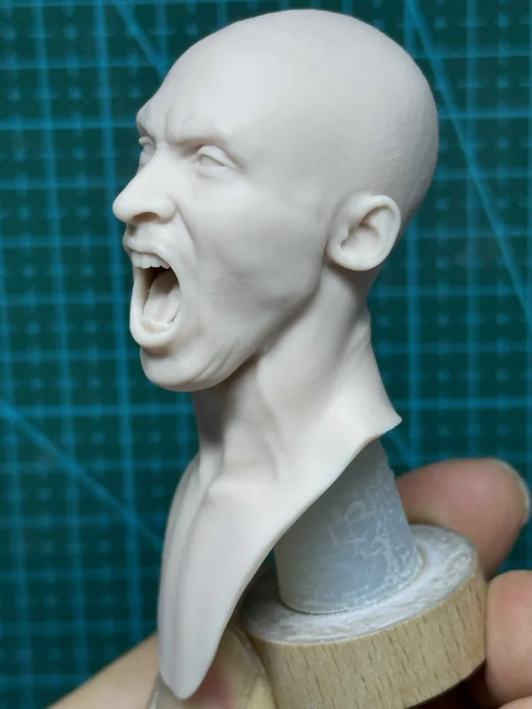 Kobe Bryant - 1/6 Scale Unpainted Action Figure Head Sculpt