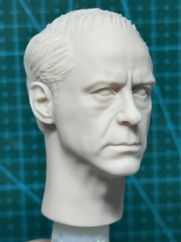 Tony Stark Ironman - 1/6 Scale Unpainted Action Figure Head Sculpt
