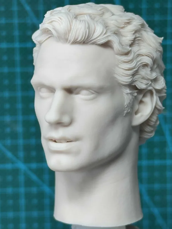 主图_004 Henry Cavill Superman - 1/6 Scale Unpainted Action Figure Head Sculpt