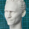 主图_004 Tom Hiddleston Loki - 1/6 Scale Unpainted Action Figure Head Sculpt