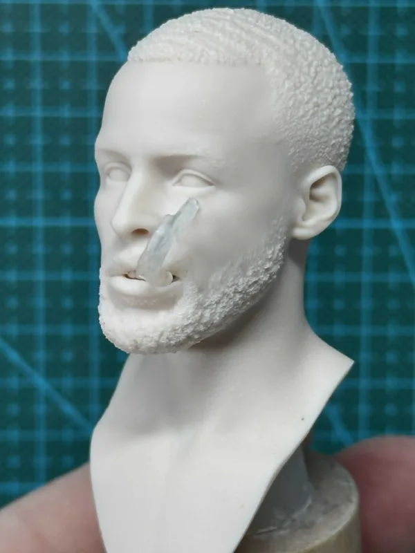 NBA Stephen Curry - 1/6 Scale Unpainted Action Figure Head Sculpt