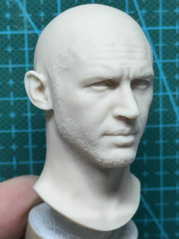 Tom Hardy Venom - 1/6 Scale Unpainted Action Figure Head Sculpt