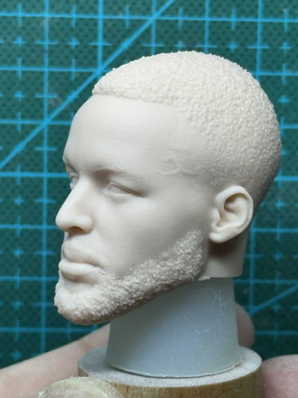 NBA Stephen Curry - 1/6 Scale Unpainted Action Figure Head Sculpt