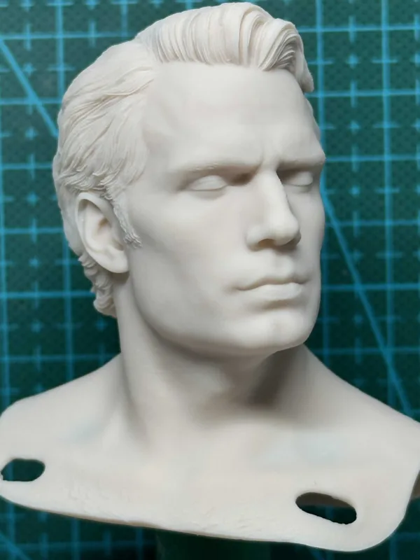 主图_005 Henry Cavill Superman - 1/6 Scale Unpainted Action Figure Head Sculpt