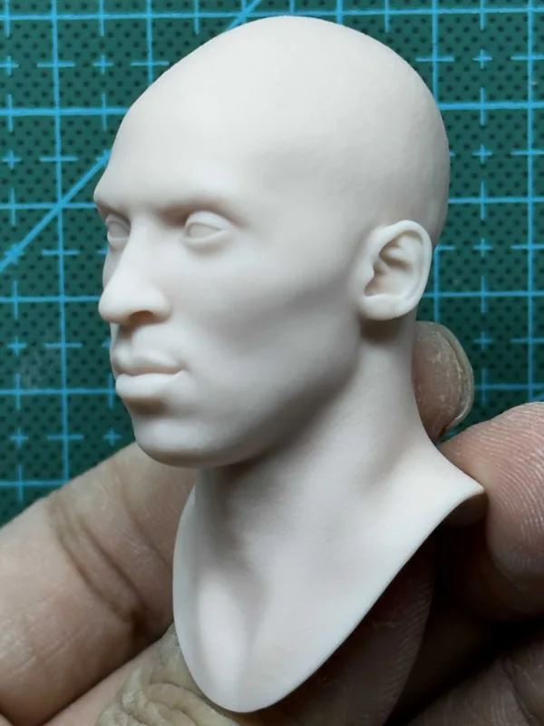 Kobe Bryant - 1/6 Scale Unpainted Action Figure Head Sculpt