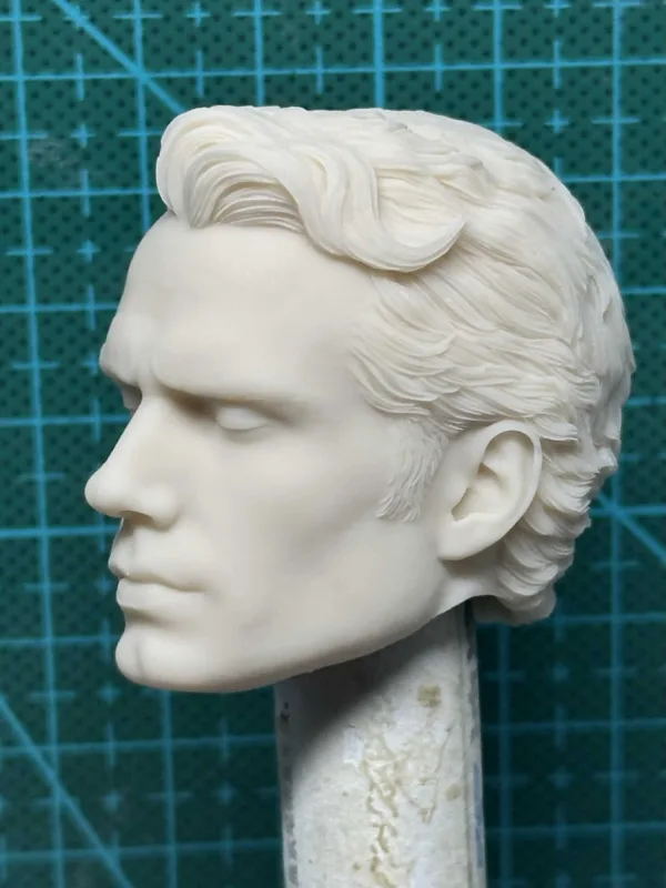Henry Cavill Superman - 1/6 Scale Unpainted Action Figure Head Sculpt